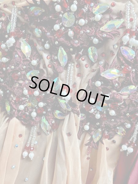 画像6: エジプトオリエンタルコスチューム ☆red wine orange celebration ☆ (6)