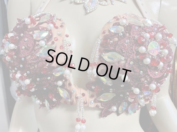 画像5: エジプトオリエンタルコスチューム ☆red wine orange celebration ☆ (5)