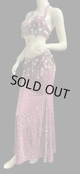 画像2: エジプトオリエンタルコスチューム  ☆red wine golden dream☆ (2)