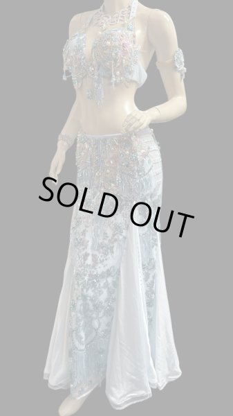 画像3: エジプトAmrオリエンタルコスチューム☆Crystal aqua blue Lemon ☆ (3)