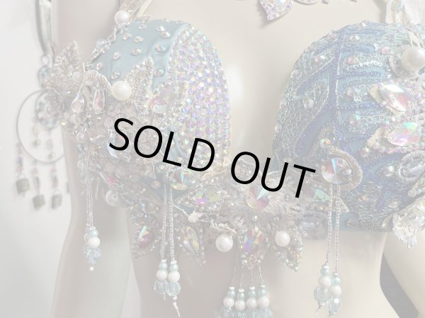 画像5: エジプトAmrオリエンタルコスチューム☆smooth Celeste blue☆ (5)