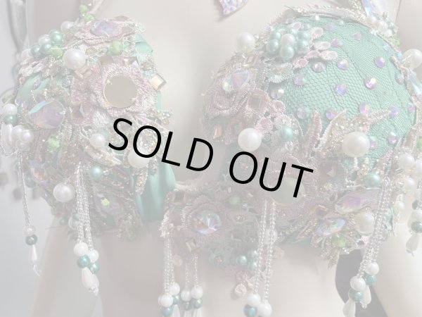 画像5: エジプトAmrオリエンタルコスチューム☆Mate lace green ☆ (5)