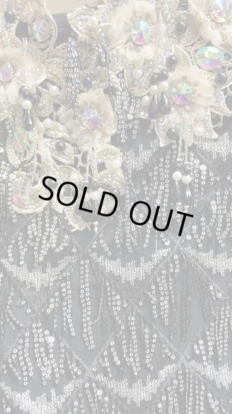 画像5: エジプトAmrオリエンタルコスチューム☆black flower shower ☆ (5)