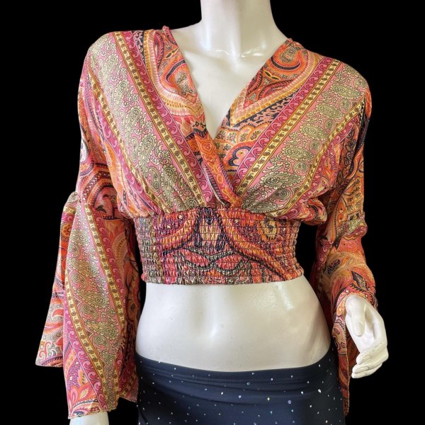 画像1: プリントパフスリーブチョリXXV (1)