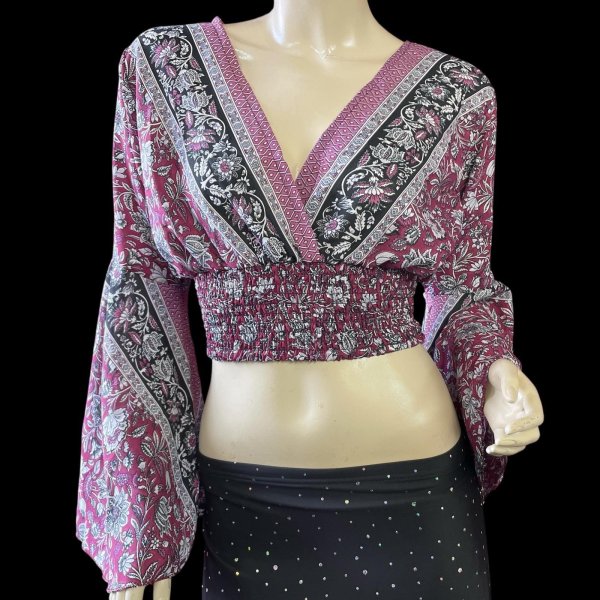 画像1: プリントパフスリーブチョリXXVI (1)