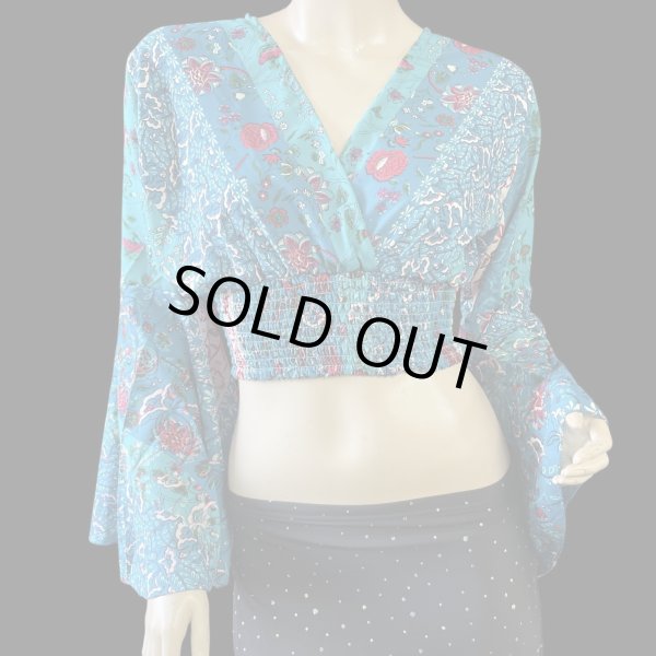 画像1: プリントパフスリーブチョリXXVII (1)