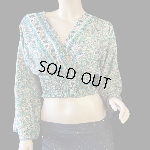 画像1: プリントパフスリーブチョリXXX (1)