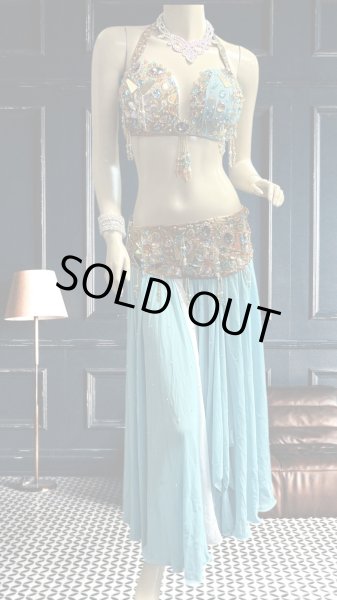 画像1: エジプトオリエンタルコスチューム ☆gold turquoise  celebration ☆ (1)