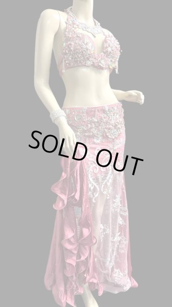 画像2: エジプトオリエンタルコスチューム☆Elegant salmon flamingo ☆ (2)