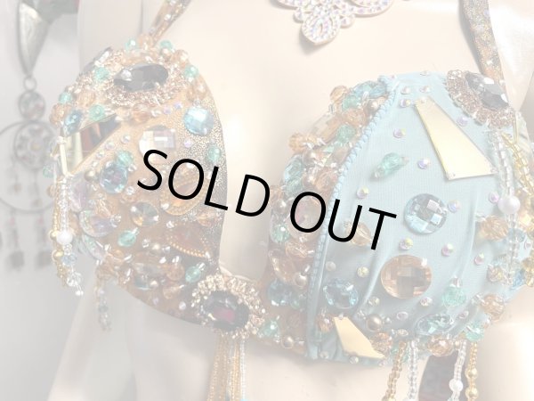 画像6: エジプトオリエンタルコスチューム ☆gold turquoise  celebration ☆ (6)