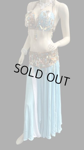 画像2: エジプトオリエンタルコスチューム ☆gold turquoise  celebration ☆ (2)