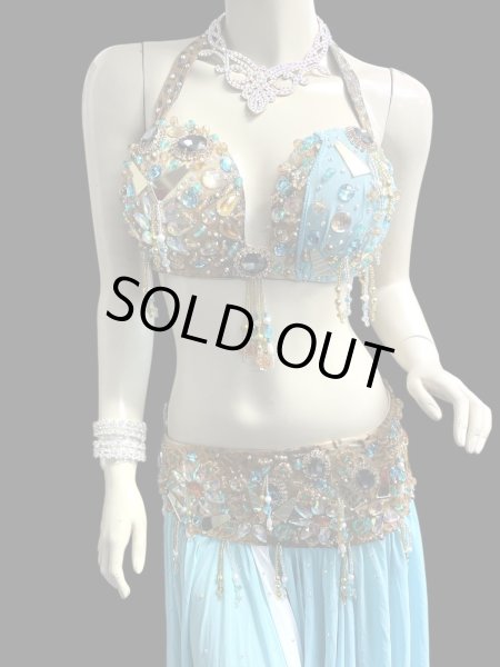 画像3: エジプトオリエンタルコスチューム ☆gold turquoise  celebration ☆ (3)