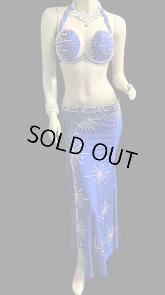 画像1: エジプトオリエンタルコスチューム ☆royal blue night flash ☆ (1)