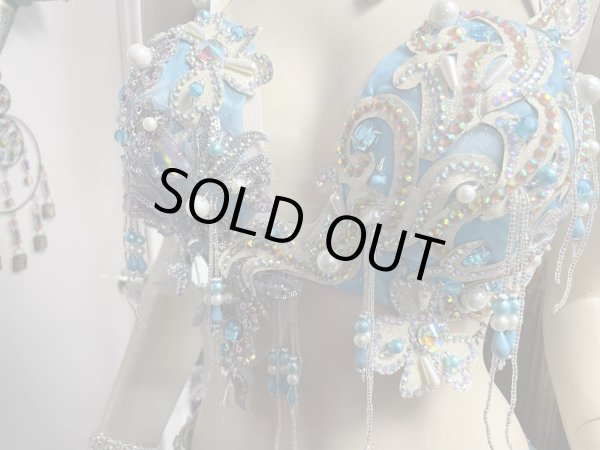 画像5: エジプトオリエンタルコスチューム ☆silky madonna sky blue ☆ (5)