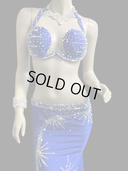 画像2: エジプトオリエンタルコスチューム ☆royal blue night flash ☆ (2)