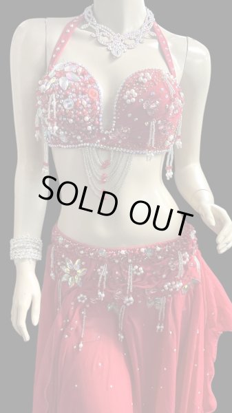 画像2: エジプトオリエンタルコスチューム ☆fresh red ethnic ☆ (2)