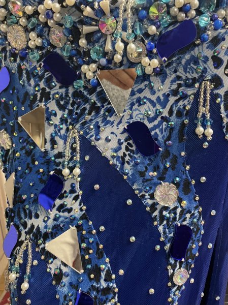 画像5: エジプトオリエンタルコスチューム ☆royal blue ethnic ☆ (5)