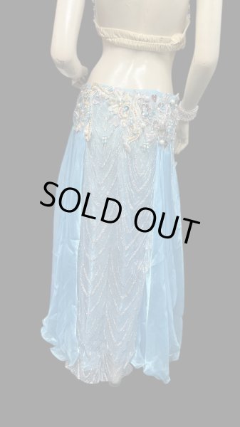 画像4: エジプトオリエンタルコスチューム ☆silky madonna sky blue ☆ (4)