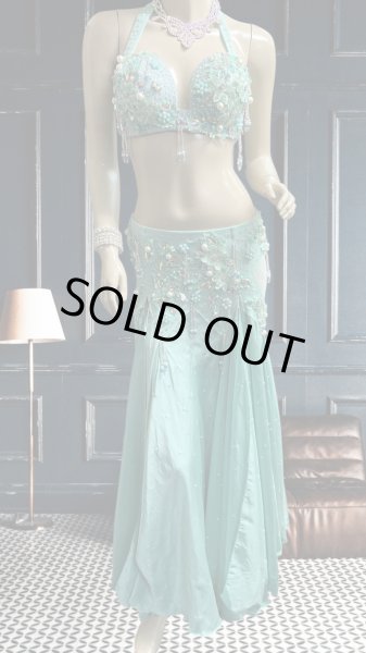 画像1: エジプトオリエンタルコスチューム ☆Elegant chic emerald green ☆ (1)