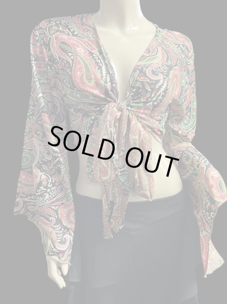 画像1: プリントバタフライスリップチョリ V (1)