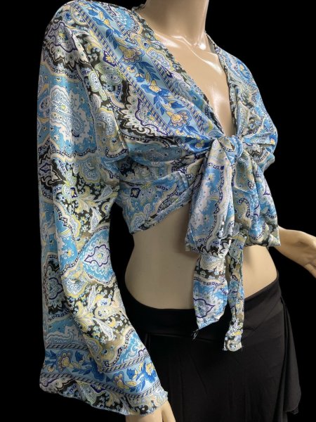 画像2: プリントバタフライスリップチョリ VI (2)