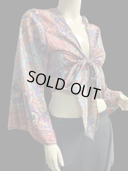 画像2: プリントバタフライスリップチョリ VIII (2)