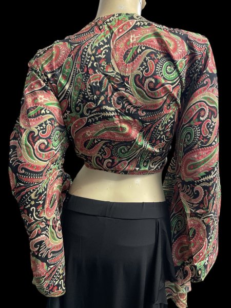 画像3: プリントバタフライスリップチョリ V (3)