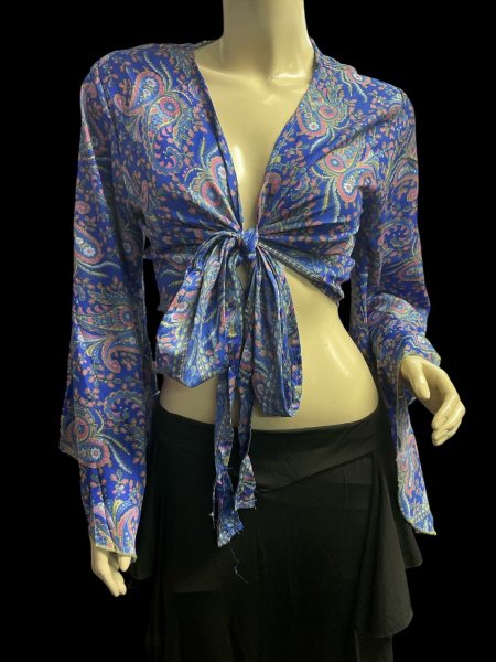 画像1: プリントバタフライスリップチョリ II (1)