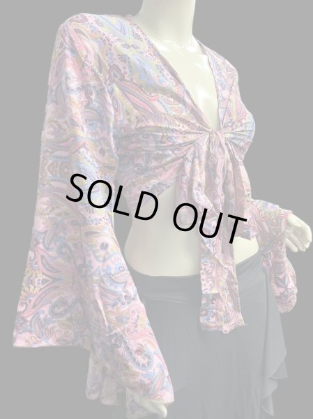 画像2: プリントバタフライスリップチョリ VIII (2)