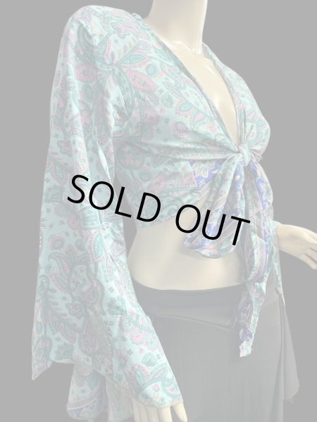 画像2: プリントバタフライスリップチョリ IIII (2)