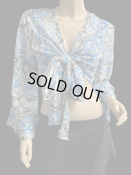 画像1: プリントバタフライスリップチョリ VI (1)