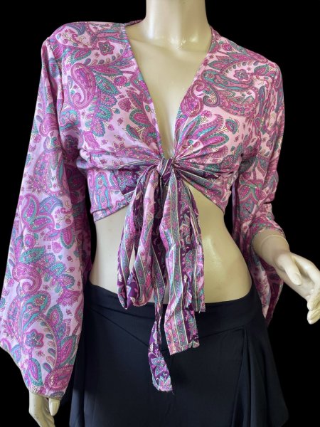 画像1: プリントバタフライスリップチョリ I (1)