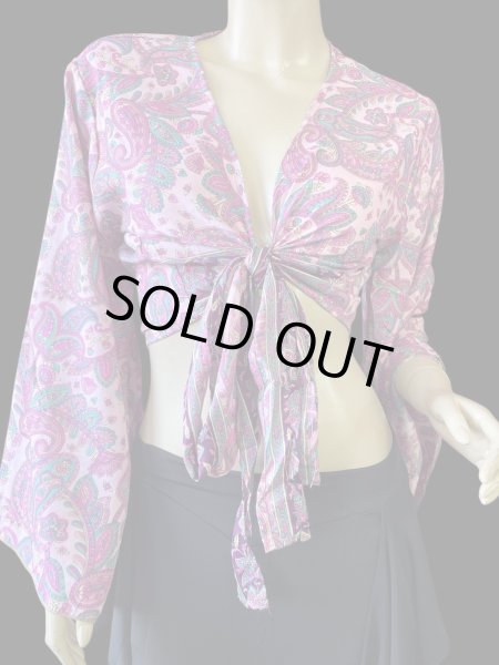 画像1: プリントバタフライスリップチョリ I (1)