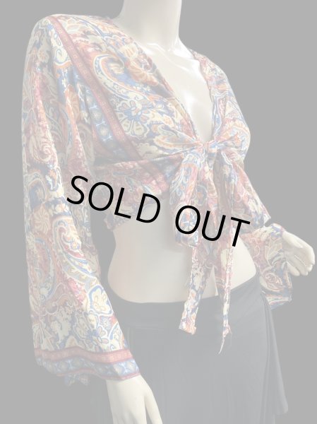 画像2: プリントバタフライスリップチョリ VII (2)