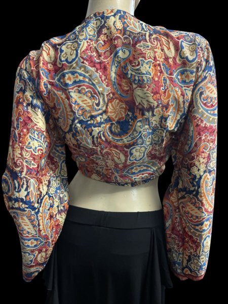 画像3: プリントバタフライスリップチョリ VII (3)