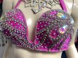 画像4: エジプトオリエンタルコスチューム ☆elegant rhinestone hot pink☆ (4)