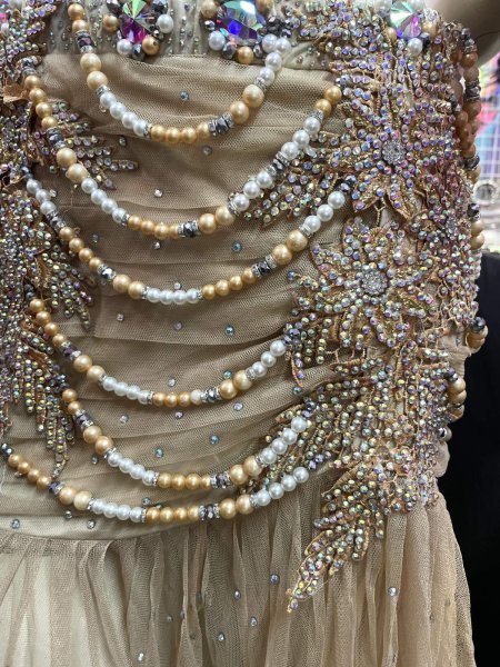 画像5: エジプトオリエンタルコスチューム☆gold beige flower☆ (5)