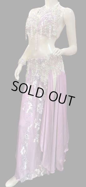 画像2: エジプトAmrオリエンタルコスチューム☆Dreamy smoky rose pink ☆ (2)