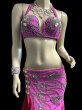 画像3: エジプトオリエンタルコスチューム ☆elegant rhinestone hot pink☆ (3)