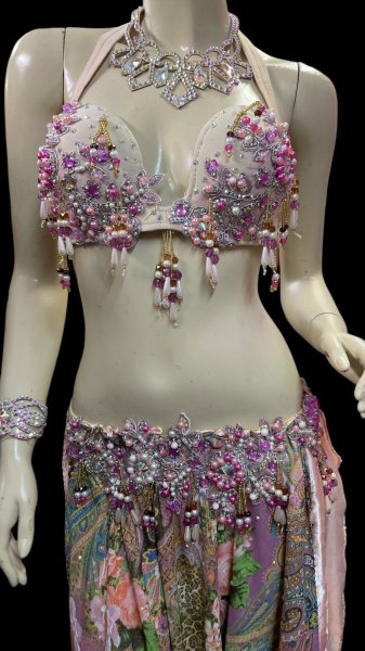 画像3: エジプトオリエンタルコスチューム☆fresh orange green ethnic ☆ (3)