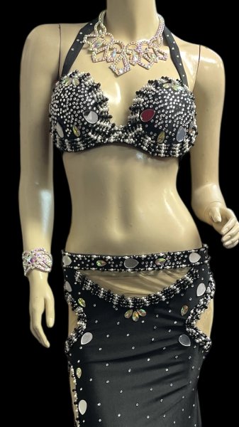 画像3: エジプトオリエンタルコスチューム ☆elegant black smoke☆ (3)