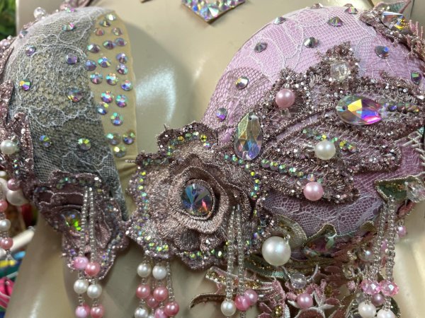 画像3: エジプトAmrオリエンタルコスチューム☆fresh pink white celebration ☆ (3)