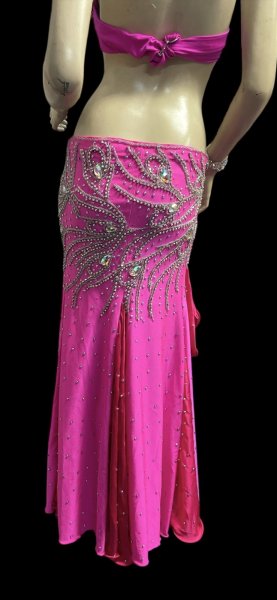画像6: エジプトオリエンタルコスチューム ☆elegant rhinestone hot pink☆ (6)