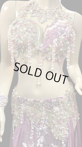 画像3: エジプトAmrオリエンタルコスチューム☆Dreamy smoky rose pink ☆ (3)