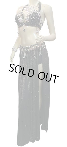 画像2: エジプトオリエンタルコスチューム ☆black gold  brilliant smoke ☆ (2)