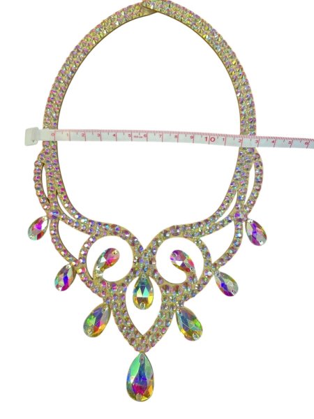 画像4: オーロラキラキララインストーンネックレス9 (4)