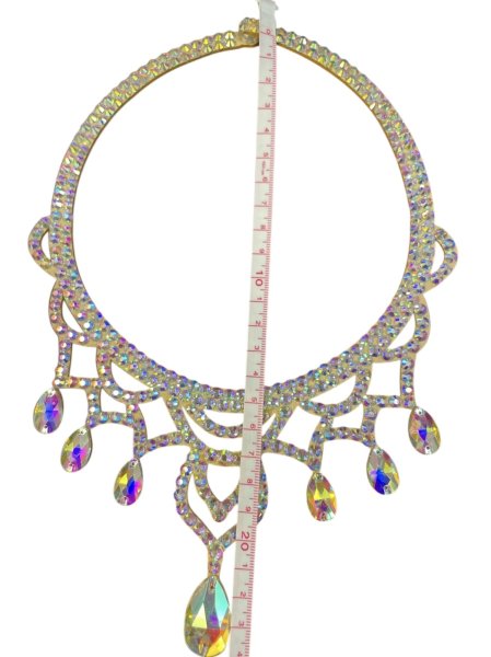 画像3: オーロラキラキララインストーンネックレス11 (3)
