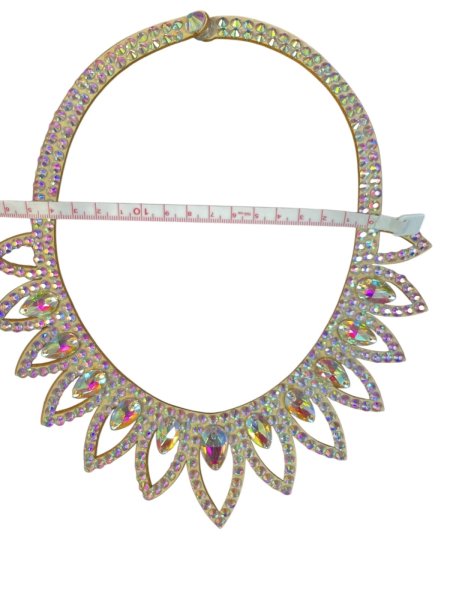 画像3: オーロラキラキララインストーンネックレス3 (3)