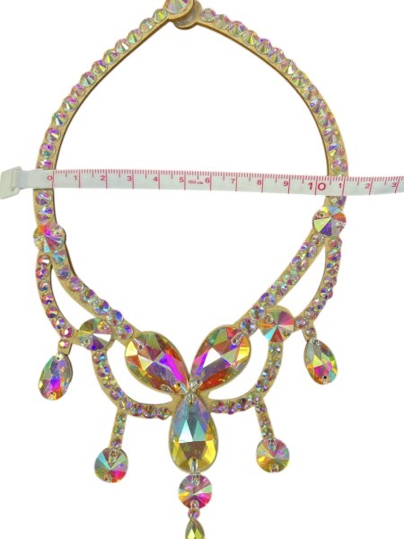 画像4: オーロラキラキララインストーンネックレス12 (4)