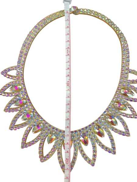 画像4: オーロラキラキララインストーンネックレス3 (4)